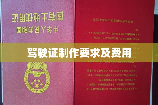 田林驾驶证制作要求及费用