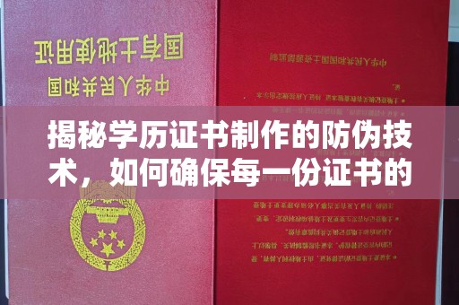 田林揭秘学历证书制作的防伪技术，如何确保每一份证书的真实性
