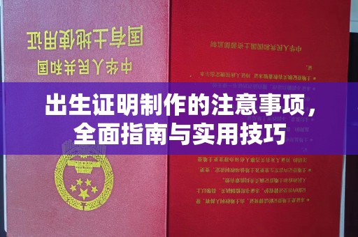 田林出生证明制作的注意事项，全面指南与实用技巧