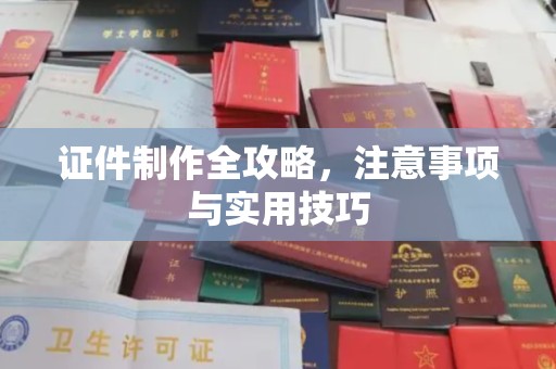 田林证件制作全攻略，注意事项与实用技巧